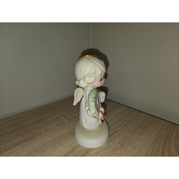 1998 Enesco Precious Moments "Time For A Holy Holiday" 455849 Porcelain Figurine - Picture 2 of 5